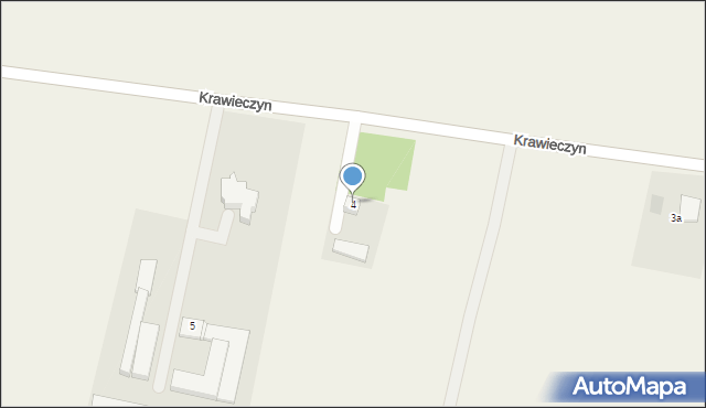 Krawieczyn, Krawieczyn, 4, mapa Krawieczyn