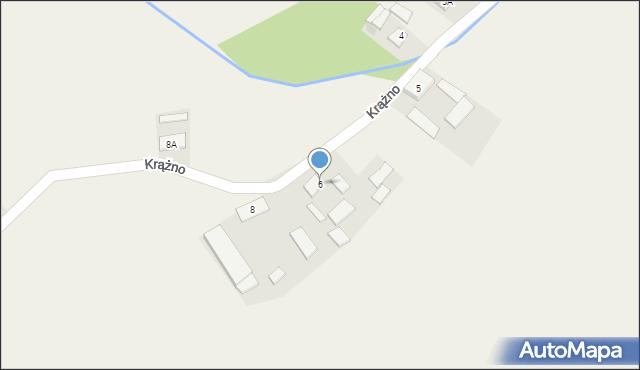 Krążno, Krążno, 6, mapa Krążno