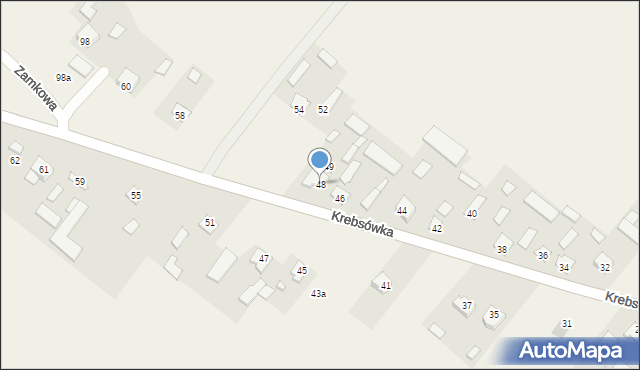 Krebsówka, Krebsówka, 48, mapa Krebsówka