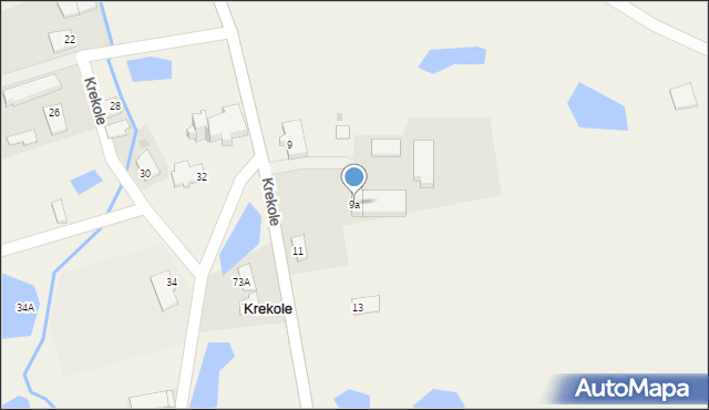 Krekole, Krekole, 9a, mapa Krekole