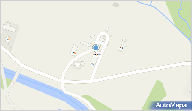 Krempna, Krempna, 75/3, mapa Krempna