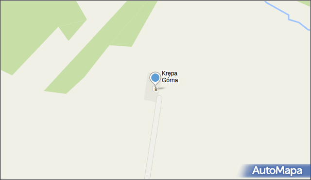 Krępa, Krępa, 8, mapa Krępa