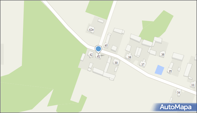 Krępa, Krępa, 41, mapa Krępa