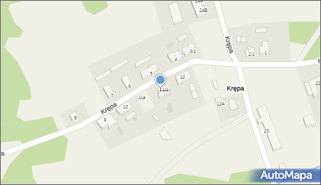 Krępa, Krępa, 11/2, mapa Krępa