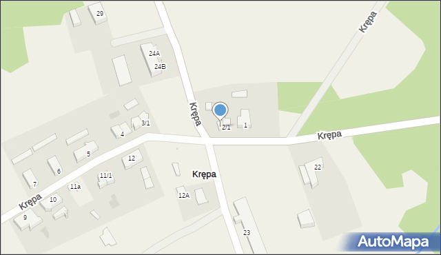 Krępa, Krępa, 2/2, mapa Krępa