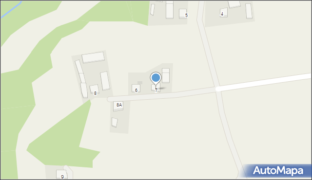 Krępa, Krępa, 7, mapa Krępa