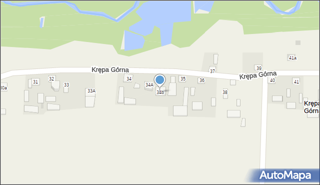 Krępa Górna, Krępa Górna, 34b, mapa Krępa Górna