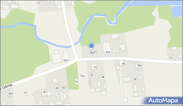 Krępa Górna, Krępa Górna, 53A, mapa Krępa Górna