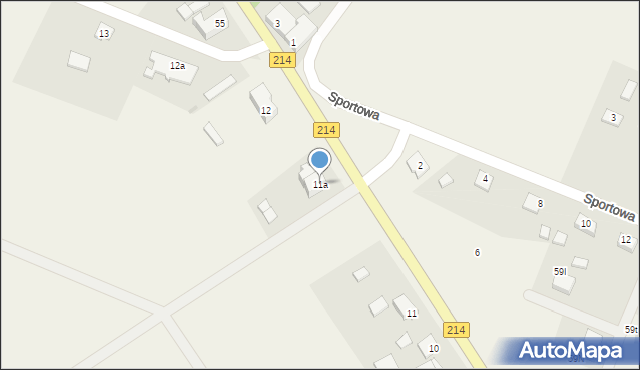 Krępa Kaszubska, Krępa Kaszubska, 11a, mapa Krępa Kaszubska