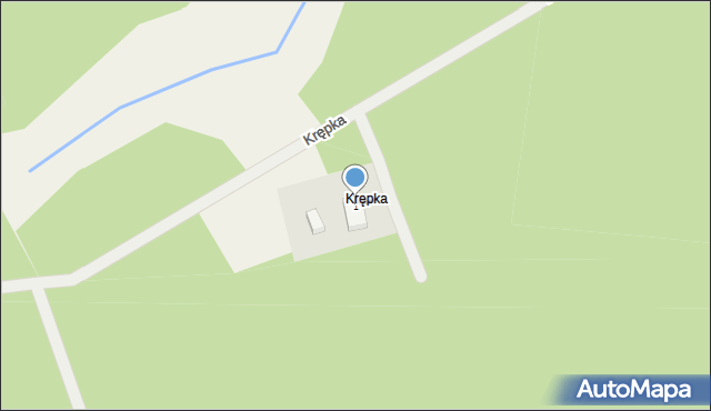 Krępka, Krępka, 1, mapa Krępka