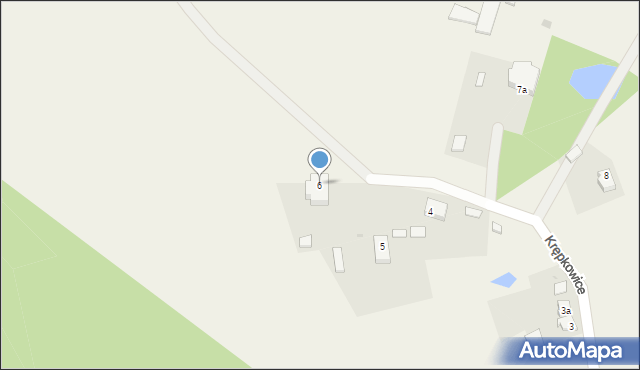 Krępkowice, Krępkowice, 6, mapa Krępkowice