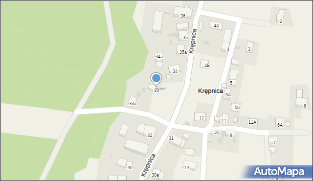 Krępnica, Krępnica, 33, mapa Krępnica