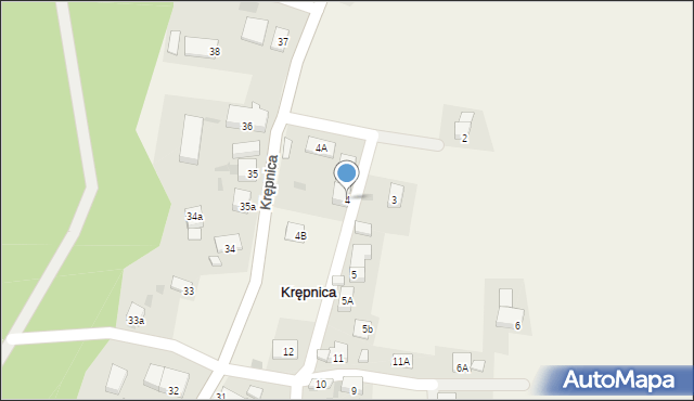 Krępnica, Krępnica, 4, mapa Krępnica