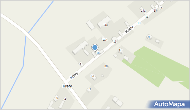 Krery, Krery, 7, mapa Krery