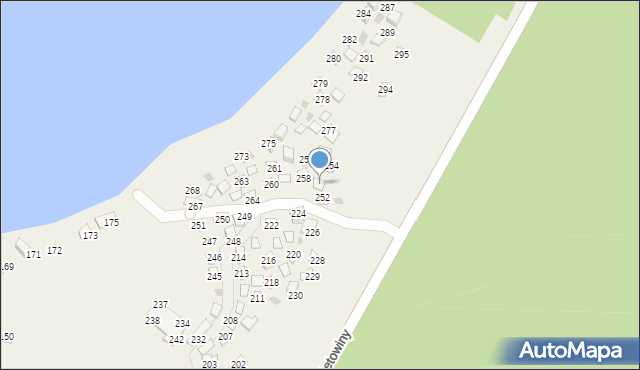 Kretowiny, Kretowiny, 253, mapa Kretowiny