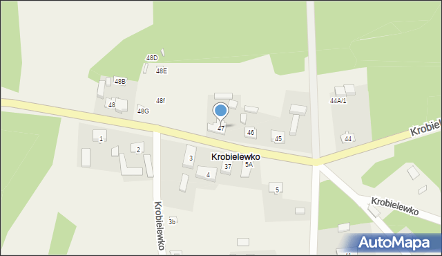 Krobielewko, Krobielewko, 47, mapa Krobielewko