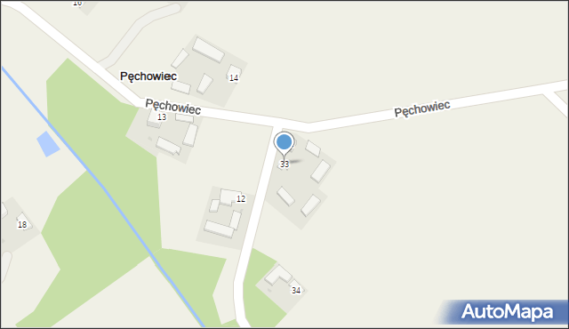 Kroblice Pęchowskie, Kroblice Pęchowskie, 33, mapa Kroblice Pęchowskie
