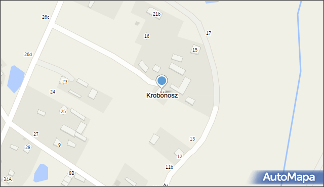 Krobonosz, Krobonosz, 14, mapa Krobonosz