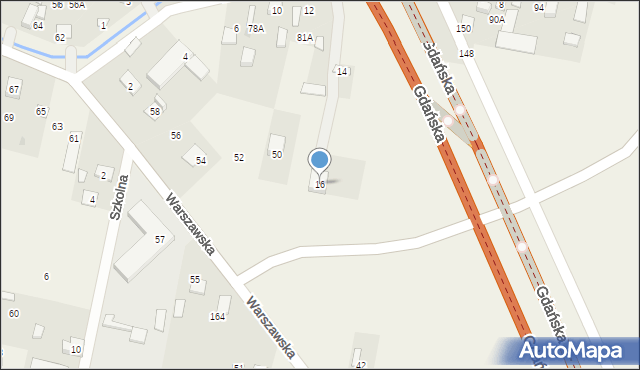 Kroczewo, Kroczewo, 146, mapa Kroczewo