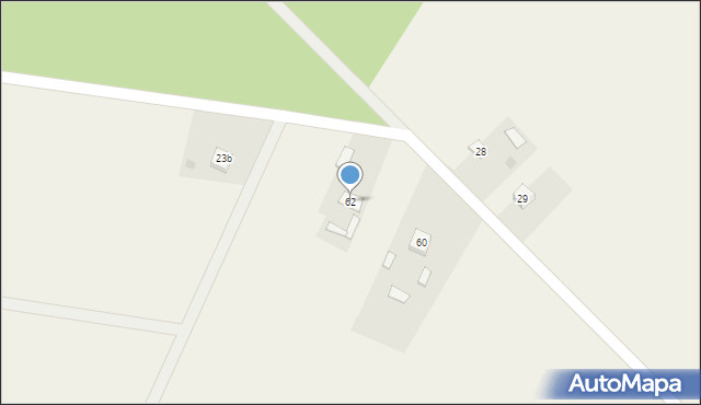 Kroczewo, Kroczewo, 1A, mapa Kroczewo