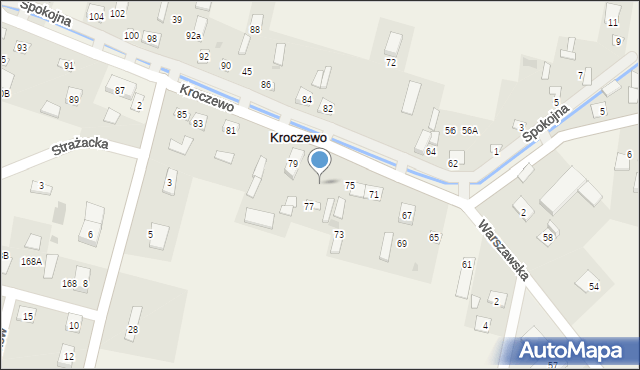 Kroczewo, Kroczewo, 50, mapa Kroczewo