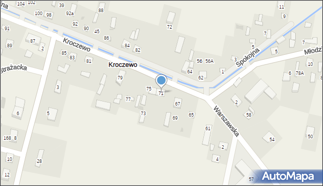 Kroczewo, Kroczewo, 54, mapa Kroczewo