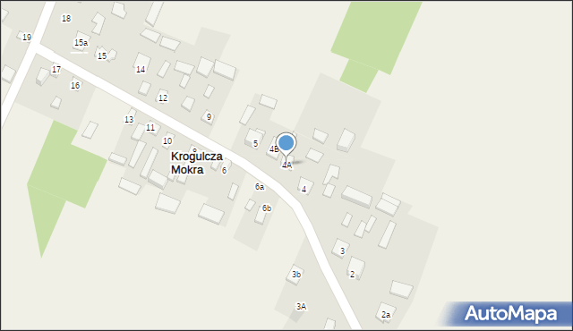 Krogulcza Mokra, Krogulcza Mokra, 4A, mapa Krogulcza Mokra