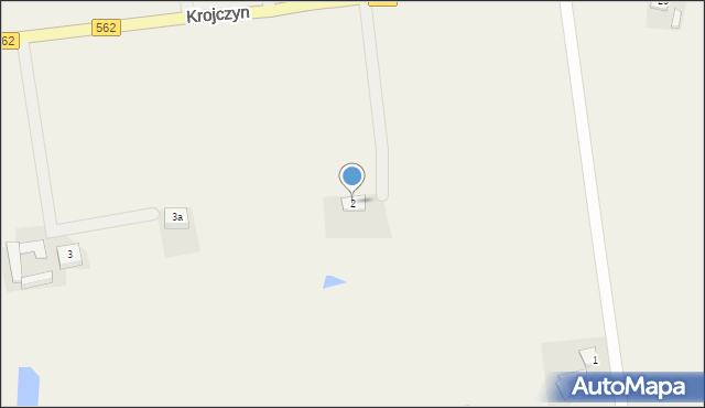 Krojczyn, Krojczyn, 2, mapa Krojczyn