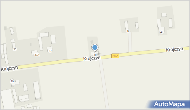 Krojczyn, Krojczyn, 38, mapa Krojczyn