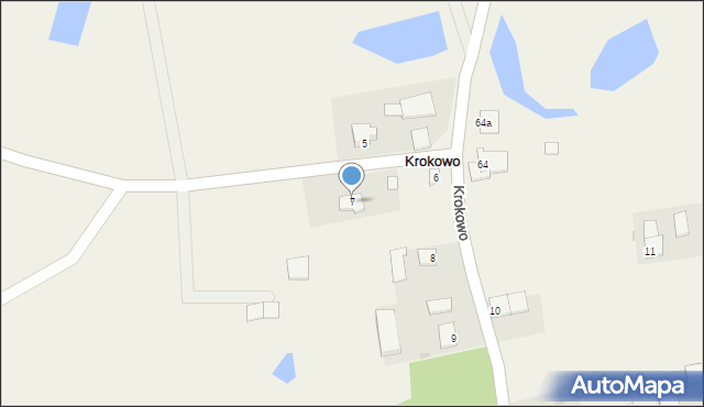 Krokowo, Krokowo, 7, mapa Krokowo