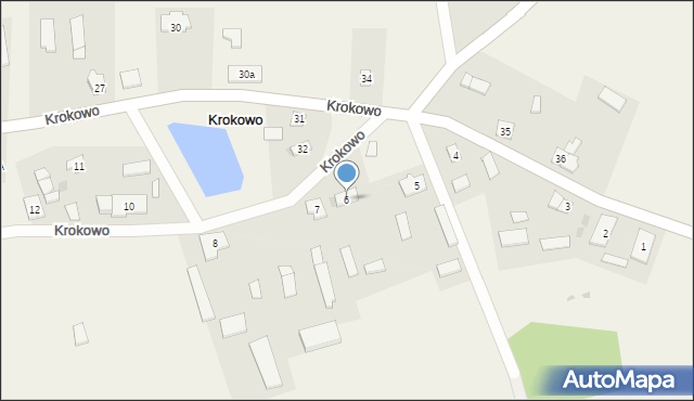 Krokowo, Krokowo, 6, mapa Krokowo