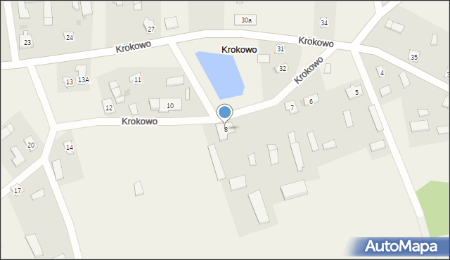 Krokowo, Krokowo, 8, mapa Krokowo