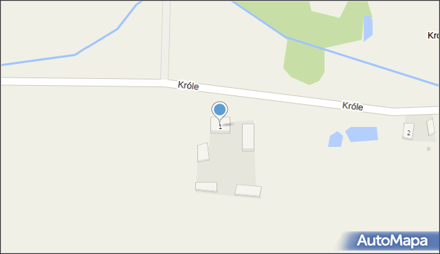 Króle, Króle, 1, mapa Króle