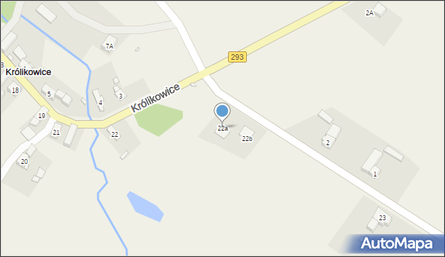 Królikowice, Królikowice, 22a, mapa Królikowice