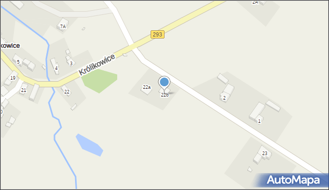 Królikowice, Królikowice, 22b, mapa Królikowice