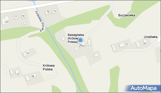 Królowa Polska, Królowa Polska, 30, mapa Królowa Polska