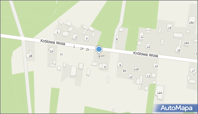 Królowa Wola, Królowa Wola, 5, mapa Królowa Wola