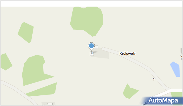 Królówek, Królówek, 4, mapa Królówek