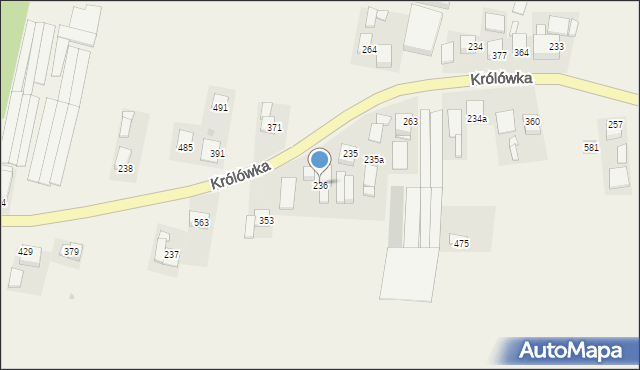 Królówka, Królówka, 236, mapa Królówka