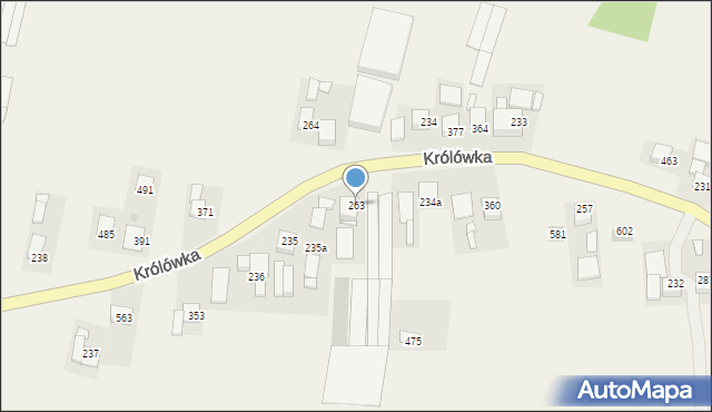 Królówka, Królówka, 263, mapa Królówka