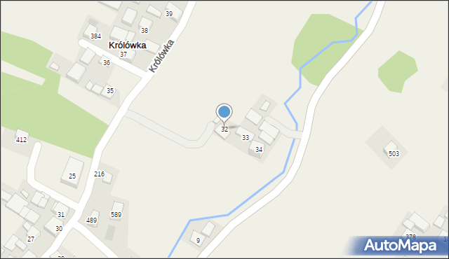 Królówka, Królówka, 32, mapa Królówka