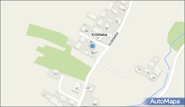 Królówka, Królówka, 35, mapa Królówka