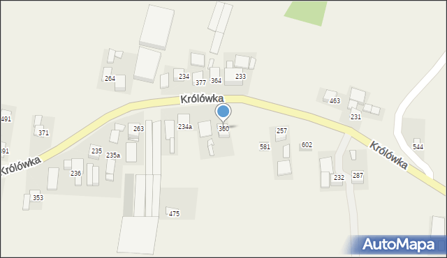 Królówka, Królówka, 360, mapa Królówka