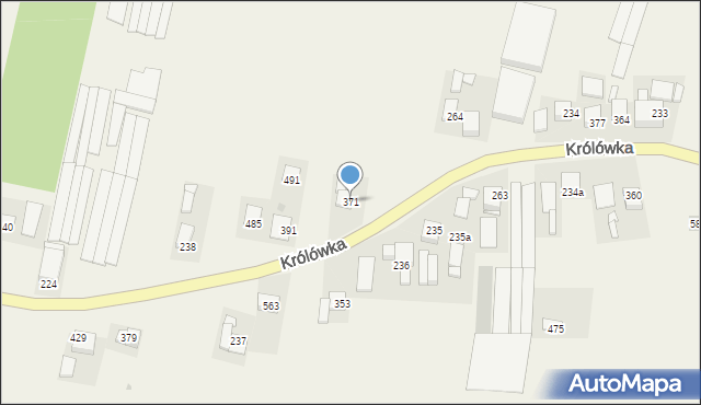 Królówka, Królówka, 371, mapa Królówka