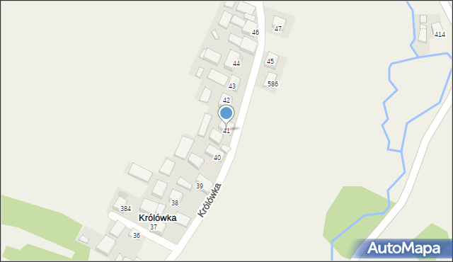 Królówka, Królówka, 41, mapa Królówka