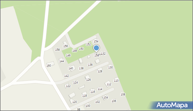 Królowy Most, Królowy Most, 134, mapa Królowy Most