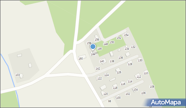 Królowy Most, Królowy Most, 144, mapa Królowy Most