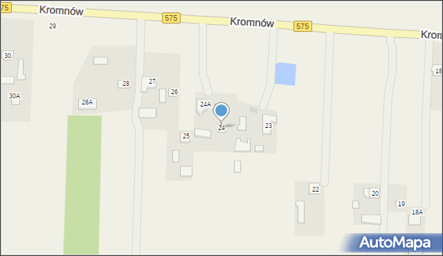 Kromnów, Kromnów, 24, mapa Kromnów