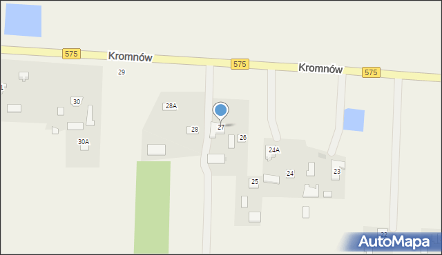 Kromnów, Kromnów, 27, mapa Kromnów