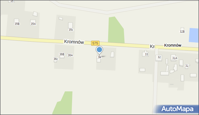 Kromnów, Kromnów, 34, mapa Kromnów